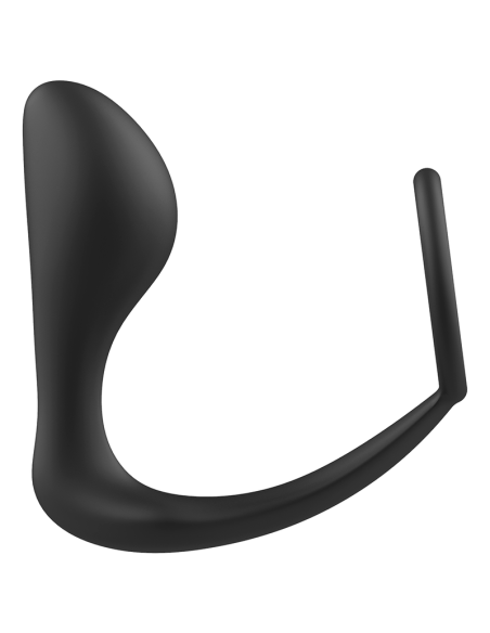 ADDICTED TOYS - ANAL PLUG WITH BLACK SILICONE RING
