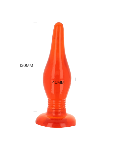 BAILE - RED SOFT TOUCH ANAL PLUG 14.2 CM