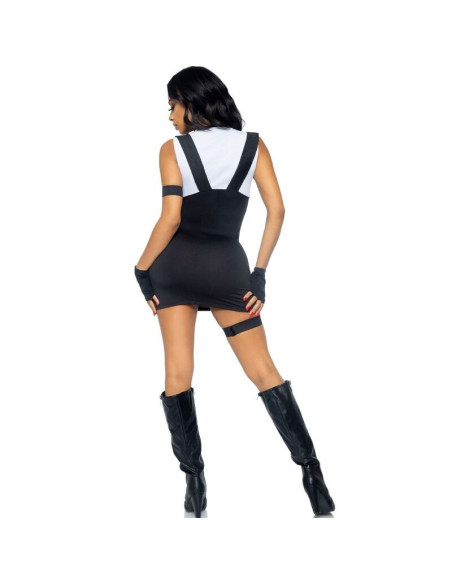 LEG AVENUE - COSTUME SEXY SWAT OFFICIAL BLACK S-M
