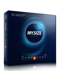 MY SIZE - PRO CONDOMS 57 MM 36 UNITS