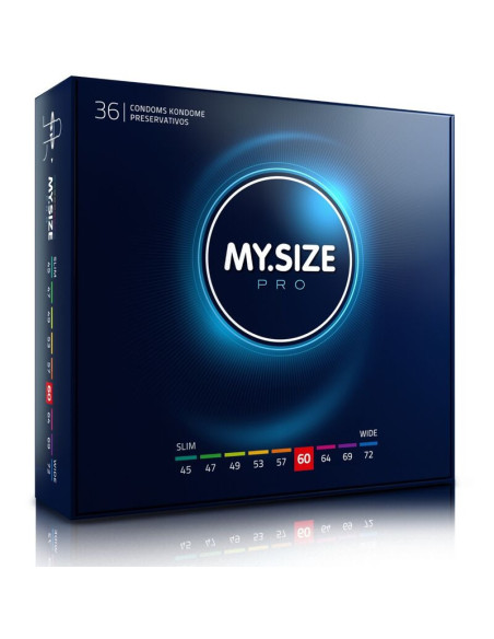 MY SIZE - PRO CONDOMS 60 MM 36 UNITS