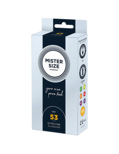 MISTER SIZE - PREZERVATYVŲ DYDIS M 53 MM (10 VIENETŲ) 2