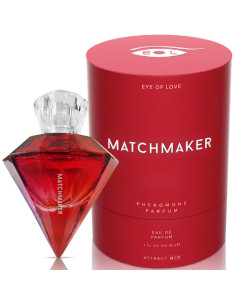 EYE OF LOVE - MATCHMAKER RAUDONOJO DEIMANTO FEROMONO KVEPALAS, TRAUKIANČIOS JĮ 30 ML