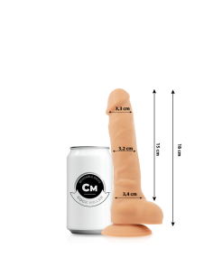 COCK MILLER - DILDO REALISTIC SILICONE DENSITY ARTICULABLE FLESH 18 CM 2