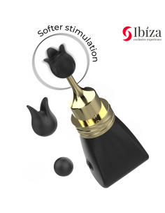 IBIZA - klitorio stimuliatorius su 3 galvomis ir lanku 2