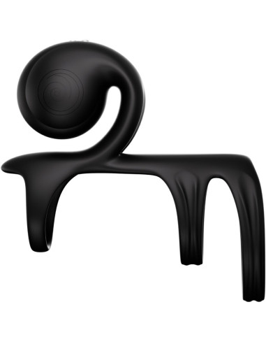 SNAIL VIBE  - JOVI ARC COUPLE RING NUOTOLINIO VALDYMO PULTAS, JUODAS