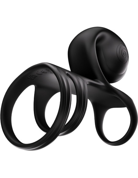 SNAIL VIBE  - JOVI ARC COUPLE RING NUOTOLINIO VALDYMO PULTAS, JUODAS