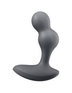 SATISFYER - DEEP DIVER VIBRATING PLUG APP GREY 2