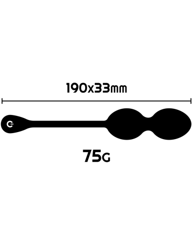 RITHUAL - NISHA ĮKRAUNAMI VIBRUOJANTYS KEGELIO KAMUOLIAI SU ORCHIDĖJOMIS