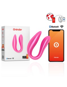 ONINDER - LISBOA PINK G-POINT and CLITORIS STIMULATOR - FREE PINK APP