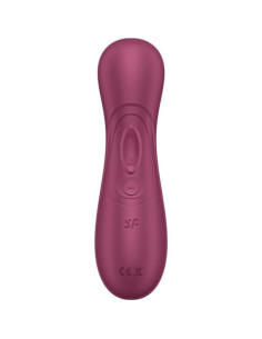 SATISFYER – 2 KARTOS „PRO 3“ SKYSTO ORO TECHNOLOGIJA, VYNO RAUDONO SPALVOS