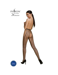PASSION - ECO COLLECTION BODYSTOCKING ECO S007 BLACK 2