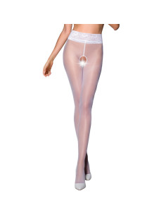 PASSION - TIOPEN 008 WHITE TIGHTS 1-2 30 DEN 2