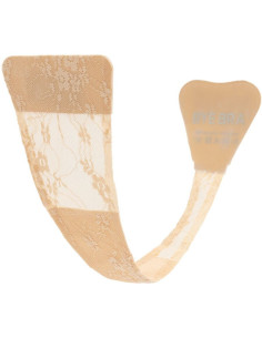 BYE-BRA - ADHESIVE THONG LACE BEIGE ONE SIZE