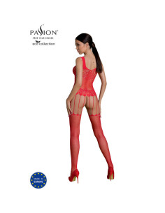 PASSION - ECO COLLECTION BODYSTOCKING ECO BS001 RED 2