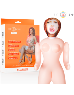 INTENSE DOLLS - SCARLETT INFLATABLE DOLL WITH THREE ORIFICES