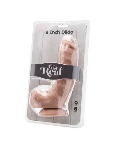 GET REAL - DILDO 20,5 CM WITH BALLS SKIN 2