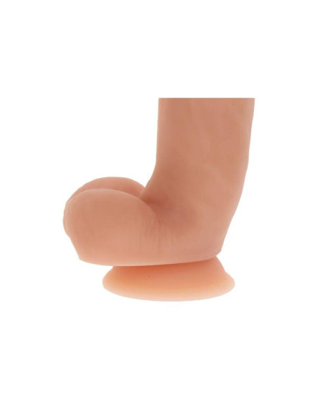 GET REAL - SILIKONINIS DILDO 18 CM SU KAULIUKAIS ODOS KIEKIAIS