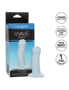 CALEXOTICS - WAVE RIDER FOAM ANAL PLUG BLUE