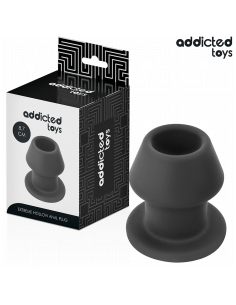 ADDICTED TOYS - EXTREME HOLLOW ANAL PLUG SILICONE SIZE M 8.7 CM