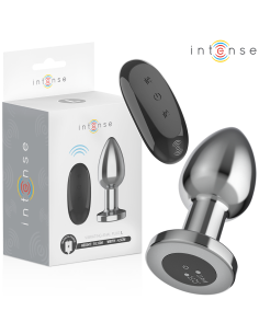 INTENSE - ANALINIS KAIŠTELIS, 10 VIBRACIJOS METALINIS, SU NUOTOLINIO VALDYMO PULTELIU, L