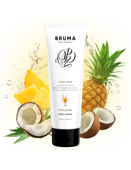 BRUMA - ALOE VERA slystanti gelis PINA COLADA SKANAI, 100 ml
