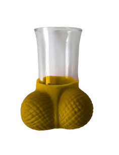 DIABLO PICANTE - GOLD SHOT GLASS