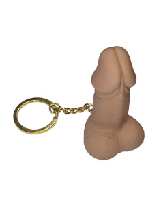 DIABLO PICANTE - WHISTLE KEYCHAIN IN THE SHAPE OF A PENIS IN FLESH COLOR