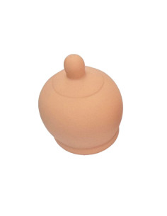 DIABLO PICANTE - FLESH-COLORED BREAST-SHAPED STRESS TOY
