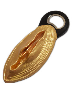 DIABLO PICANTE - BLACK GOLDEN VAGINA SHAPED OPENER