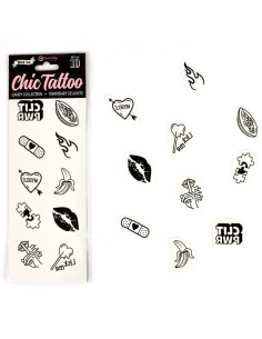 SECRET PLAY - SET OF 10 CANDY COLLECTION TEMPORARY TATTOOS