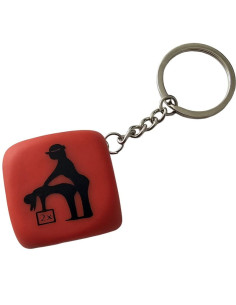 DIABLO PICANTE - RED DICE KEYCHAIN WITH POSES