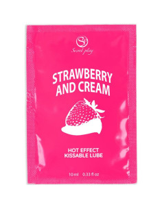 SECRETPLAY - SINGLE DOSE LUBRICANT STRAWBERRIES and CREAM 10 ML