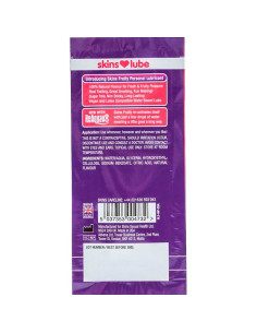 SKINS - FRUITY WATER-BASED LUBRICANT MANGO and PASSION FRUIT SINGLE-DOSE 5 ML 2