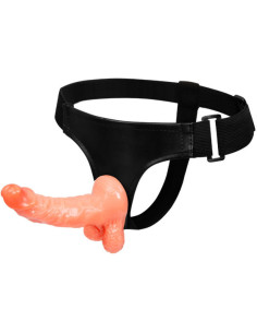 BAILE - HARNESS WITH REALISTIC PENIS AND ULTRA PASSIONATE ADJUSTABLE PANTIES 15.5 CM