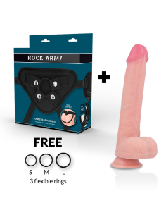 ROCKARMY - ARN S skysto silikono dildo PREMIUM KINGCOBRA 24 CM -O- 4,77 CM 2