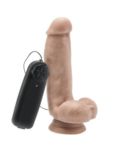 GET REAL - DILDO 12 CM WITH BALLS VIBRATOR SKIN