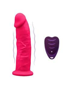 SILEXD - REALISTIC PENIS MODEL 2 PINK REMOTE CONTROL LRS 17 CM