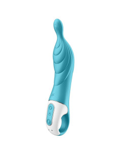 SATISFYER - NUOSTABUS 2 TAŠKŲ VIBRATORIUS TURKISO SPALVOS