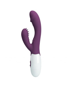 PRETTY LOVE - ANDRE RABBIT VIBRATOR and G-POINT STIMULATOR PURPLE 2