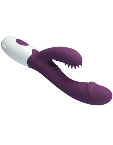PRETTY LOVE - ANDRE RABBIT VIBRATOR and G-POINT STIMULATOR PURPLE