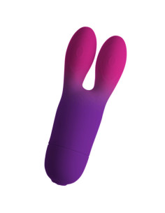 ROCKS- OFF - GLO-GIRL BUNNY PURPLE FLEXIBLE VIBRATOR