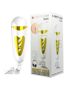 PRETTY LOVE - MALE MASTURBATOR WITH VIBRATION AND SOUND SALLY 2