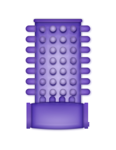 CASUAL LOVE - VIBRUOJANTIS ŽIEDAS VIOLETINIS