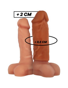 VIRILXL - LIQUID SILICONE V3 BROWN PENIS EXTENSION