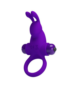 PRETTY LOVE - VIBRATOR RING I RABBIT FOR PURPLE PENIS 2