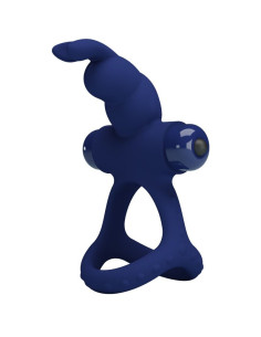 PRETTY LOVE - LUCHITO DOUBLE VIBRATING RING RABBIT BLUE 2