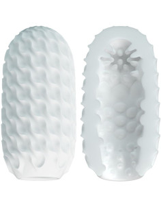 PRETTY LOVE – „Venus X“ vyriškas masturbatorius, 2 modelis, baltas