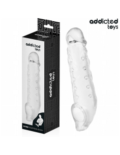 ADDICTED TOYS - TRANSPARENT PENIS SHEATH SIZE M 27 CM 2