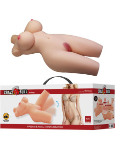 CRAZY BULL - TIFFANY REALISTIC FEMALE TORSO VAGINA AND ANAL 5.5 KG